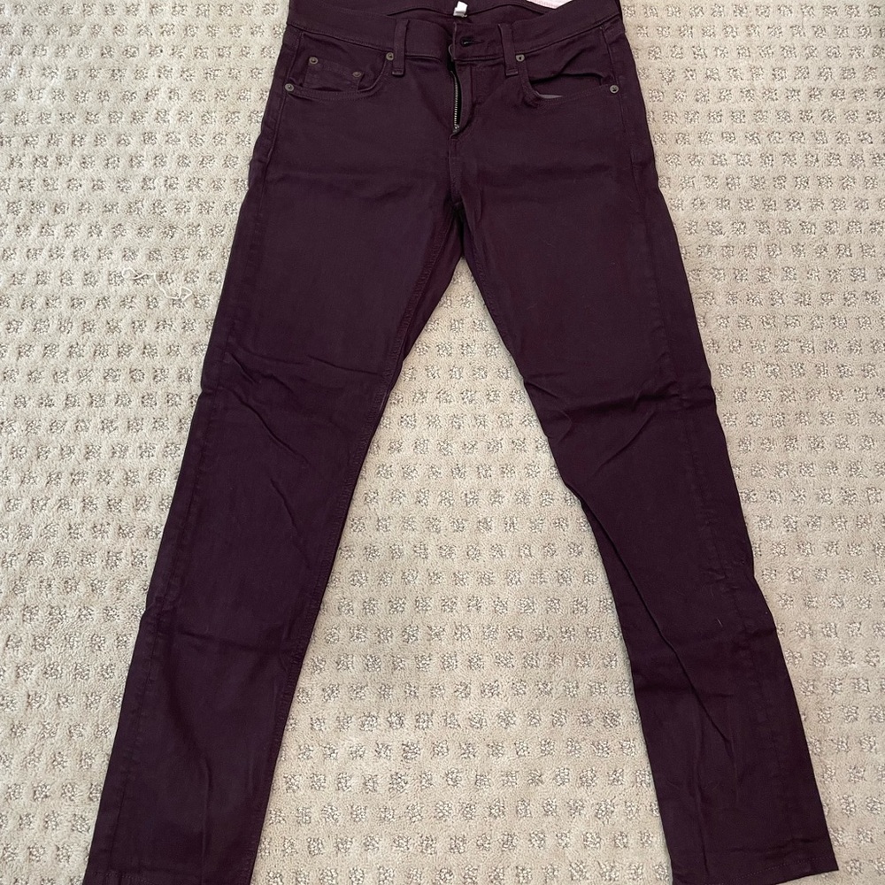 Dark Purple Skinny Jeans